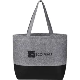 Okiyo Toku Recycled PET Felt Large Tote Branded Front